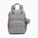 Babbleroo Original Diaper Bag Backpack - Light Grey