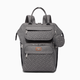 Babbleroo WideTop Diaper Bag Backpack - Dark Grey