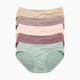 Kindred Bravely Under-the-Bump Maternity Bikini Underwear (5-Pack) - Pastels, Medium
