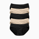 Kindred Bravely Under-the-Bump Maternity Bikini Underwear (5-Pack) - Neutrals, Medium