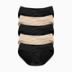Kindred Bravely Under-the-Bump Maternity Bikini Underwear (5-Pack) - Neutrals, Medium