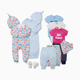 Small Story The 12-Piece Essentials Layette Set - Flower Power, 3-6 M