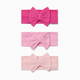 Small Story Organic Cotton Headbands (3 Pack) - Pink Range, 0-6 M