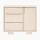 babyletto Yuzu 3-Drawer Changer Dresser - Washed Natural