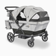 Larktale Caravan Coupe Quad Stroller Wagon - Gray/Black