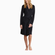 Barefoot Dreams CozyChic Lite Ribbed Robe - Black, S/M