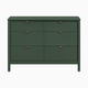 babyletto Bondi 6-Drawer Assembled Dresser - Forest Green