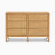 daVinci Frem 6-Drawer Dresser - Honey