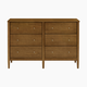 daVinci Frem 6-Drawer Dresser - Walnut
