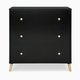 Delta Children Essex 3 Drawer Dresser - Ebony/Natural