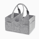 Sprucely Felt Diaper Caddy - Heather Grey, Medium