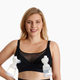 Momcozy Mesh Pumping Bra - Black, Xl
