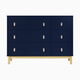 Delta Children babyGap Legacy 6 Drawer Dresser - Navy/Natural