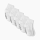 Honest Baby Clothing 5-Pack Socks - White, 6-12 M