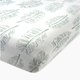 Honest Baby Clothing Organic Cotton Fitted Crib Sheet - Jumbo Leaf Sage