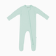 Kyte Baby Ribbed Zipper Footie - Sage, Newborn
