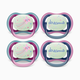 Philips Avent Ultra Air Pacifier, 6-18 Months (4 Pack) - Falling Star/Dreams, 4