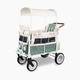 WonderFold Wagon VW Edition Quad Stroller Wagon (2 Seater) - Sage Green