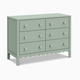 daVinci Sammy Scallop 6-Drawer Dresser - Light Sage
