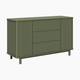babyletto Pogo Tambour Assembled Dresser - Olive