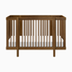 babyletto Pogo 8-in-1 Convertible Crib with All-Stages Conversion Kits - Natural Walnut