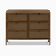 daVinci Margot 6-Drawer Dresser - Walnut