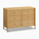 daVinci Birdie 6-Drawer Dresser - Honey