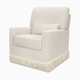 Namesake Crawford Pillowback Comfort Swivel Glider - Ivory Boucle With Ivory Tassel Fringe