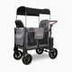 WonderFold Wagon W2 Elite Pro Stroller Wagon - Charcoal Gray