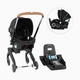 Evenflo Gold Shyft DualRide Infant Car Seat Stroller Combo w Carryall Storage & Extended Canopy - Onyx