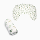 Boppy New Nursing Pillow Organic Cotton Cover - Green Leaves