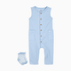 Carter's 2-Piece Jumpsuit & Socks Set - Blue, 3 M