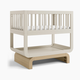 Storkcraft Santorini Deluxe 3-in-1 Convertible Bassinet - Frosted Oat With Driftwood