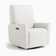 Storkcraft Santorini Deluxe Power Recliner Swivel Glider - Ivory Basketweave