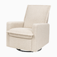 babyletto Cali Flange Recliner and Swivel Glider - Almond Teddy Loop