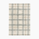 Lorena Canals Tartan Washable Rug - Blue Sage, 2' 11" X 3' 11"
