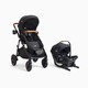Joie Ginger DLX And Mint Latch Travel System - Shale