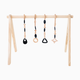 Poppyseed Play Wooden Baby Gym - Black