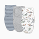 Ingenuity SwaddleMe Monogram Collection Swaddle (3-Pack) - Dino Mite, 0-3 M