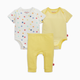 Magnetic Me Cloudstretch Magnetic 3-Pack Set - Yellow Multi, 3-6 M
