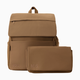 BEIS Travel The Ultimate Diaper Backpack - Camel