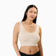 Kindred Bravely Sublime Bamboo Scoop Neck Maternity & Nursing Longline Bra Top - Oatmeal Heather, Small