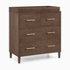 Delta Children Classic 4 Drawer Dresser With Changing Top - Teak Brown