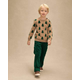 Kids Corduroy Pull On Relaxed Cargo Pants - Royal Christmas