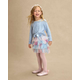 Girls Floral Tiered Mesh Tutu Skirt - On Pointe