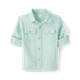Boys Linen-Blend Button Up Shirt - Linen Edit