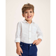 Kids Linen-Blend Button Up Shirt - Linen Edit