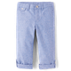 Boys Linen-Blend Roll Cuff Chino Pants - Linen Edit