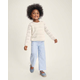 Girls Button Linen-Blend Sailor Pants - Linen Edit