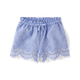 Girls Embroidered Eyelet Linen-Blend Pull On Shorts - Linen Edit